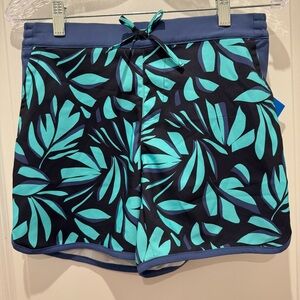 NWT Columbia Omni-Shade UPF 30 Sandy Shores Board Shorts Aquamarine Size L 14/16